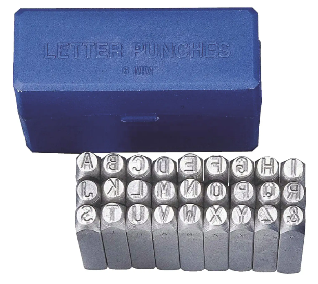 Steel Stamp Sets - Numerals and Letters